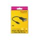 3. DeLOCK 63908 kabel równoległy Czarny 0,15 m DB-9