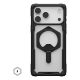2. Urban Armor Gear 11452811404G pokrowiec na telefon komórkowy 17,5 cm (6.9") Czarny, Przezroczysty