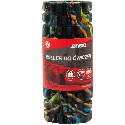 13. WAŁEK ROLLER DO ĆWICZEŃ CAMOUFLAGE 14x33CM ENERO FIT