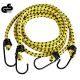 2. TAŚMY GUMY DO MOCOWANIA BAGAŻU HAKI DUNLOP DŁ 150CM 2szt ŻÓŁTY
