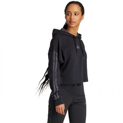 4. Bluza adidas Essentials 3 Stripes Print French Terry Hoodie W JC6244