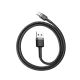 8. Kabel Baseus Cafule USB-A / USB-C QC 3.0 3A 0.5 m - czarno-szary