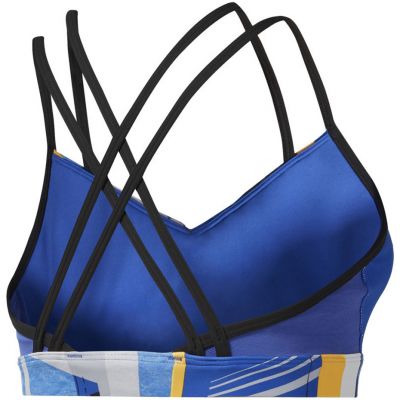 3. Stanik Reebok Hero Strappy Padded Bra VortaStripe W DU4097