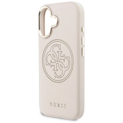 6. Etui Guess Perforated 4G MagSafe na iPhone 17 - różowe