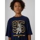 3. T-shirt loose z nadrukiem chłopięcy 4F 4FJRAW26TTSHM4528-31S