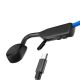 4. Słuchawki bezprzewodowe kostne Shokz OpenMove USB-C niebieskie