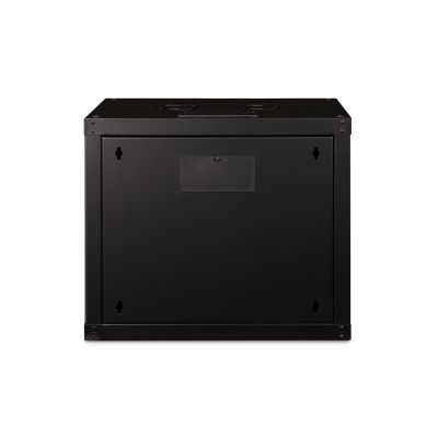 3. Digitus Szafa sieciowa wisząca Unique 19" 9U rack 600x450, drzwi szyba, czarny, niedzielona, złożona, 100kg