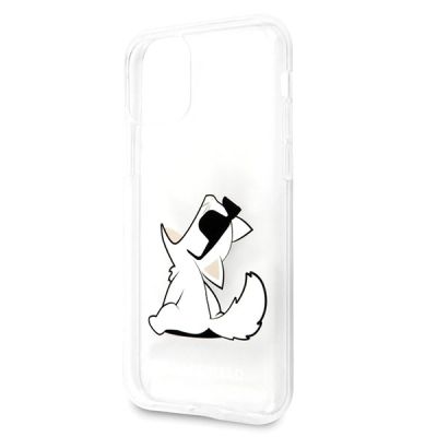 5. Etui Karl Lagerfeld Choupette Fun na iPhone 11 / Xr - przezroczyste
