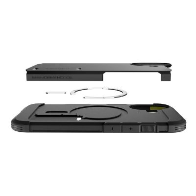 8. Etui Spigen Tough Armor "T" MagSafe na iPhone 17 - czarne