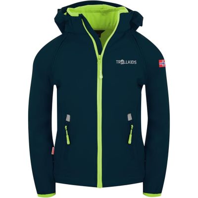2. TrollKids Kids Rondane Zip Off Jacket XT navy/lime (819-100)