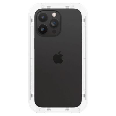 7. Szkło hartowane Spigen Glas.tR EZ Fit na iPhone 15 Pro - 2 szt.