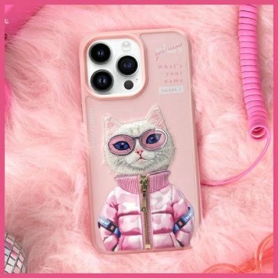 9. Etui Nimmy Cool&Cute 2.0 na iPhone 15 Pro Max - różowe