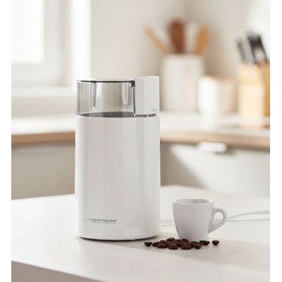 12. Młynek do kawy Esperanza Espresso EKC001W (160W; udarowy; kolor biały)