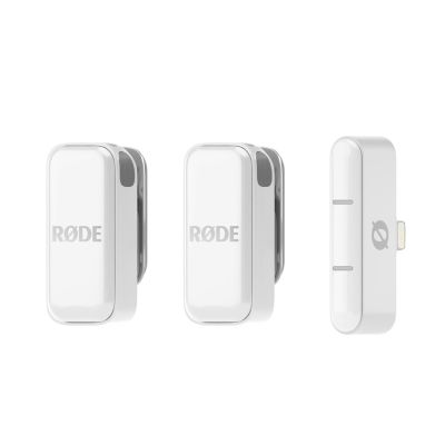 4. RODE Wireless Micro - 2-kanałowy cyfrowy system bezprzewodowy (Lightning, Biały)