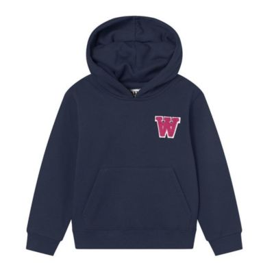 4. Bluza sportowa dziecięca Wood Wood Izzy AA kids hoodie granatowa - 10235605-2424-Navy
