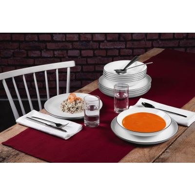 2. Seltmann Weiden Lido Okrągły Porcelana Biały 12 szt.