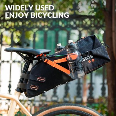 2. Wielofunkcyjny uchwyt Rockbros 31210013001 stabilizator torby podsiodłowej - czarny