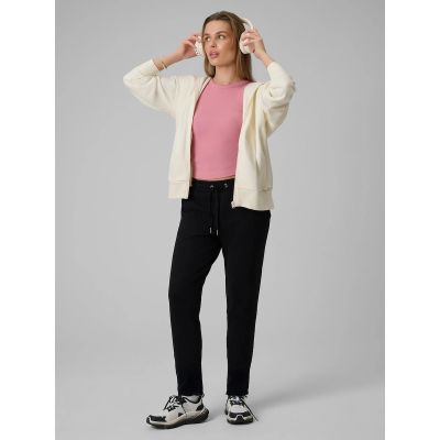 3. Top slim z prążkowanej dzianiny damski 4F 4FRAW25TSLEF310-56S