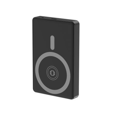 2. GEMBIRD BEZPRZEWODOWY POWERBANK MAGNETYCZNY 15W Z WYŚWIETLACZEM LCD 10000 MAH, CZARNY