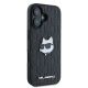 4. Etui Karl Lagerfeld Monogram Choupette Head Pin na iPhone 16 - czarne