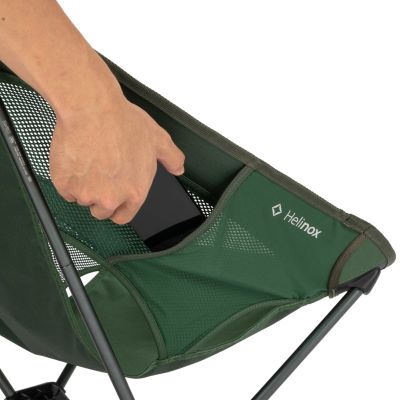 4. Helinox Chair One (RE) Krzesło kempingowe 4 x noga Czarny, Zielony