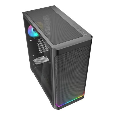3. Obudowa Sharkoon AK4W RGB ATX z 1 szklanym panelem
