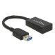 DeLOCK 65698 kabel USB USB 3.2 Gen 2 (3.1 Gen 2) 0,15 m USB A USB C 10 Gbit/s Czarny