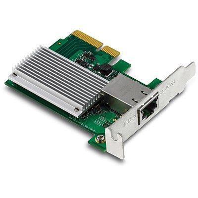 6. Karta sieciowa Trendnet TEG-10GECTX, wewnętrzna, przewodowa, PCI Express, Ethernet, 10000 Mbit/s, zielony, szary