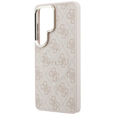 6. Etui Guess 4G Embossed Ring MagSafe na Samsung Galaxy S26 Ultra - różowe