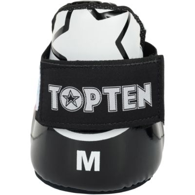 4. Ochraniacze stóp TOP TEN OSTT-PU "SUPERLIGHT" URBAN ARTS czarno-czerwone (WAKO APPROVED new)