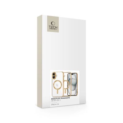 3. Etui Tech-Protect MagFlex MagSafe na iPhone 16 - złote