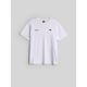 6. T-shirt loose z nadrukiem damski 4F 4FKAW26TTSHF4507-10S