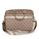 2. Torba Guess 4G Uptown na laptopa 16" - brązowa
