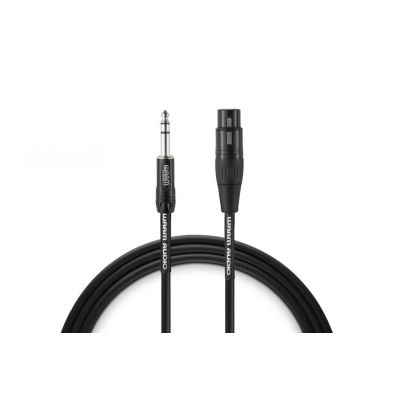 Warm Audio PREM-XLRF-TRSM-3 kabel audio 0,9 m XLR 6.35mm TRS Czarny