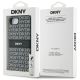 8. Etui DKNY Repeat Texture Pattern with Tonal Stripe na iPhone 16e - czarne