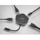 2. D-Link DUB-M420 stacja dokująca Przewodowa Thunderbolt 3 Aluminium, Czarny