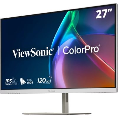 6. Monitor ViewSonic 27" VP2766-2K-W IPS QHD 120Hz HDMI HUB głośniki
