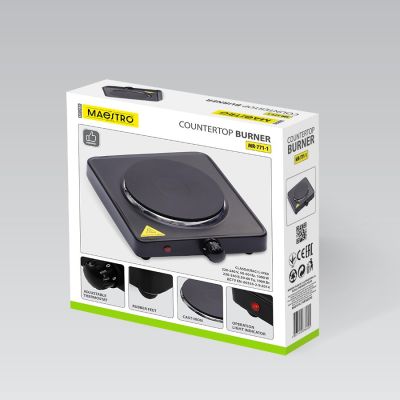 4. Kuchenka elektryczna jednopalnikowa 1000W MR-771-1 MAESTRO