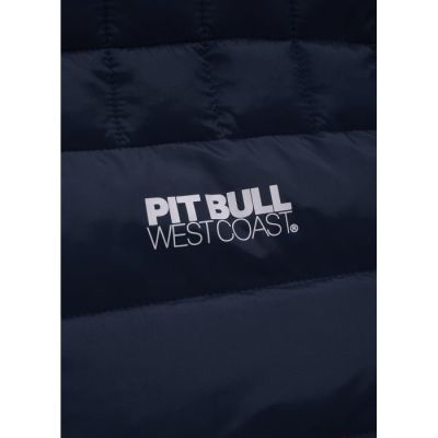 9. Kurtka zimowa męska Pit Bull West Coast Padded Seacoast granatowy z kapturem