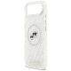 6. Etui Karl Lagerfeld IML Glitter Karl&Choupette Heads Logo MagSafe do iPhone Air - szare