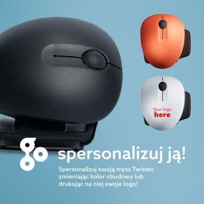 12. Ergonomiczna mysz R-Go Ambidextrous Twis