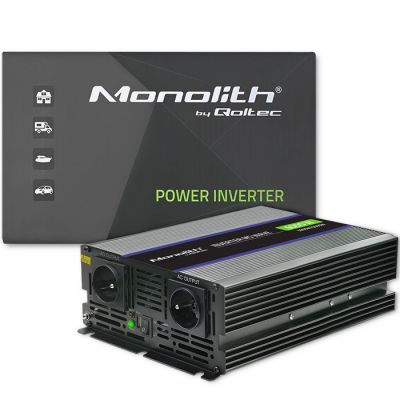 12. Qoltec Przetwornica napięcia Monolith 6000 MS Wave | 12V na 230V | 3000/6000W | USB