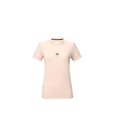 Koszulka damska MILLET Ubic Wool Ts Ss W jasny róż