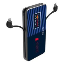 Powerbank Mophie Powerstation Plus 10K Red Bull Racing MV1 - powerbank 10000mAh, zintegrowany kabel USB-C oraz lightning (1x port USB-C)