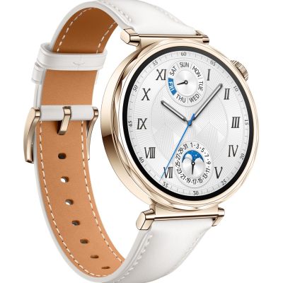 5. Huawei WATCH GT 5 41mm | Inteligentny zegarek | GPS (satelitarny) | Dioda AMOLED | 1,32 cala | Biały