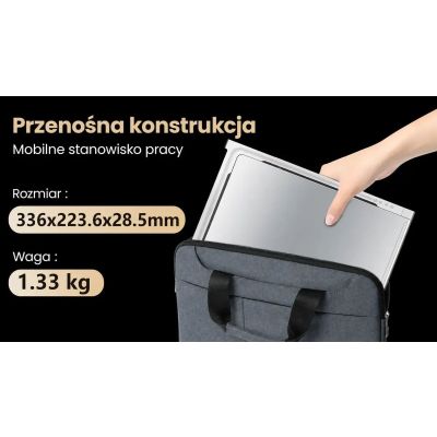 11. EXTRALINK SMART LIFE 13.3" monitor 2-SCREEN do laptopów 13.3" do 17.3" S350