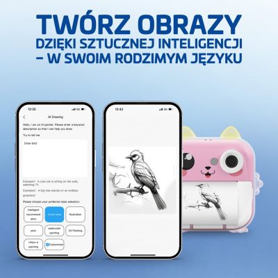9. Aparat fotograficzny dla dzieci LAMAX InstaKid2 Plus, pink