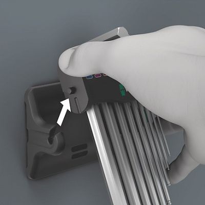 9. Zestaw kluczy trzpieniowych 950/9 HEX-PLUS 8, 9CZR