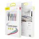 16. Baseus kabel przewód USB 4w1 2x Lightning / USB Typ C / micro USB w nylonowym oplocie 3.5A 1.2m czarny (CA1T4-A01)