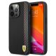 Etui Ferrari On Track Carbon Stripe na iPhone 13 / 13 Pro - czarne